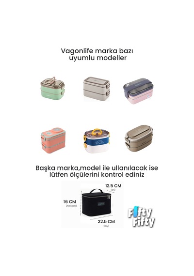 Isı Yalıtımlı Termal Yemek Beslenme Çantası Mama Taşıma Termos Çanta Sıcak Ve Soğuk Cepli -ffvgnb1063 Antrasit