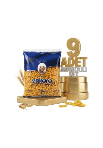 Ankara Burgu Makarna 9x500 Gr