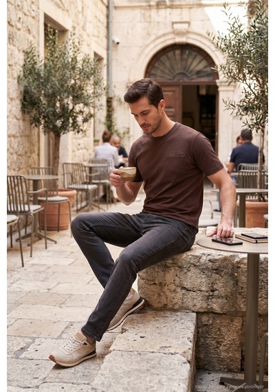 Buratti Pamuklu Comfort Fit Normal Bel Jeans Erkek Kot Pantolon 4412c88texas Siyah