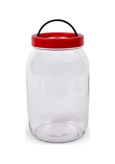 Cam Kavanoz Plastik Kapaklı 3 Litre 612 Adet