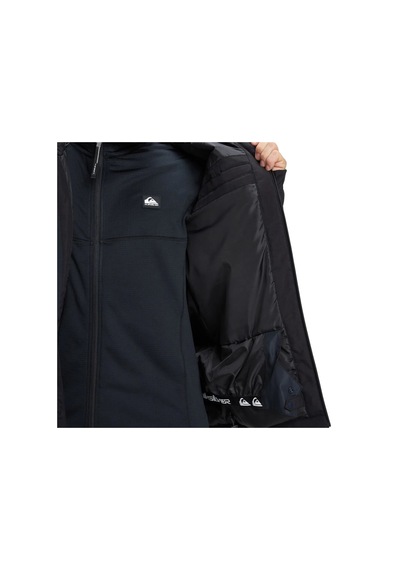 Quiksilver Quıksılver Tıtano Jk Erkek Anthracite - Solid Snowboard Ceketi Eqytj03513-11793 Siyah