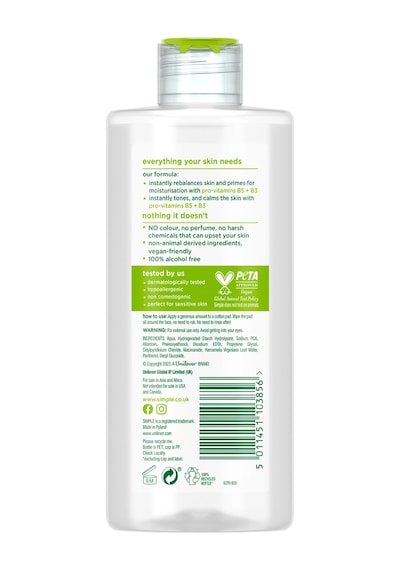 Kind To Skin Alkolsüz Ve Papatya Özlü Yatıştırıcı Ph Dengeleyici Yüz Toniği 200 Ml