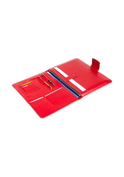 Macbook Air Pro 13.3 -14 İnç Organizer Evrak & Laptop Ve Tablet Çantası kırmızı