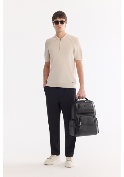 Avva Erkek Bej Polo Yaka Fermuarlı Rayon Karışımlı Regular Fit Triko T-shirt A61y5009 Avva Erkek Bej Polo Yaka Fermuarlı Rayon Karışımlı Regular Fit Triko T-shirt A61y5009