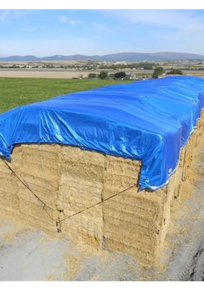 Ebatlı Branda. 4x6 Çadır 140 Gr/m2 Su Geçirmez Kamyon Saman İnşaat Gölgeeme Çadırı