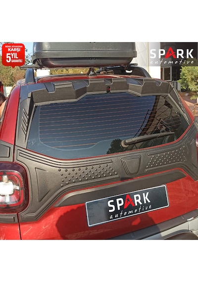 Dacia Duster 2018-2022 Yıl Aralığı Uyumlu Arka Cam Spoiler 3 Parça
