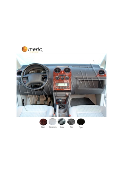 Meriç® Volkswagen Caddy Ön Torpido Kaplama 16 Parça 2004-2009 (530157585)