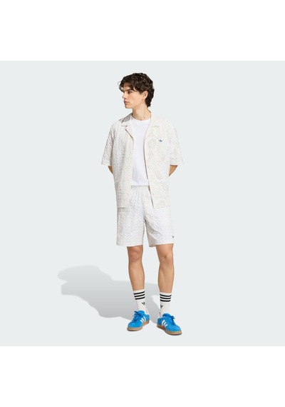 Adidas Kx1226 Resort Shırt Erkek Gömlek Bej