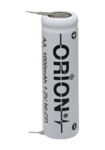 Orion 1.2v Ni-cd Aa 1000mah Şarj Edilebilir Kalem Pil 2 Ayaklı