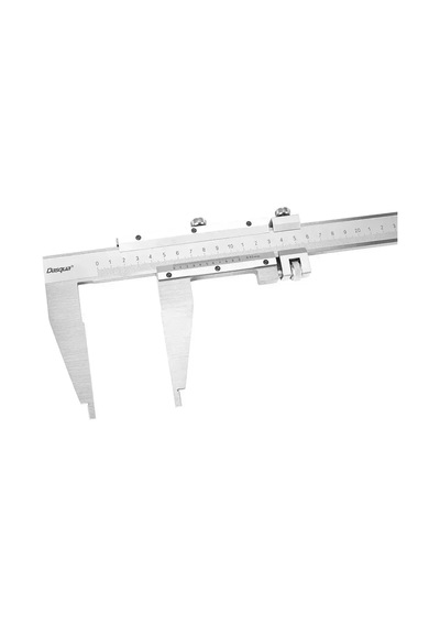 Dasqua 0-600mm Tek Çene Mekanik Kumpas 0.02mm Çene Boyu 150mm