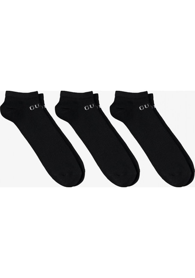 Guess 3'lü Paket Erkek Siyah Çorap U4yg50z3f60-jblk