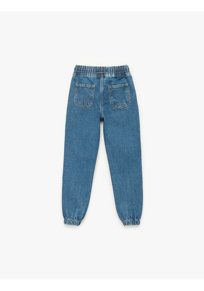 Koton Pamuklu Beli Bağcıklı Rahat Kalıp Cep Detaylı Jogger Jean Pantolon Orta İndigo 6wkb40030td Indigo Koton Pamuklu Beli Bağcıklı Rahat Kalıp Cep Detaylı Jogger Jean Pantolon Orta İndigo 6wkb40030td Indigo