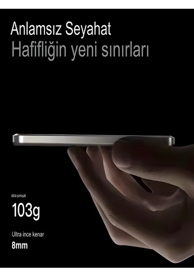 Deanb Quo Pro Aır PW-114 5000 mAh 15 W Ultra İnce Kablosuz Hızlı Şarj Powerbank Gri