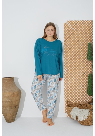 Estiva 24077 Kadın Uzun Kollu Pijama Takımı 001