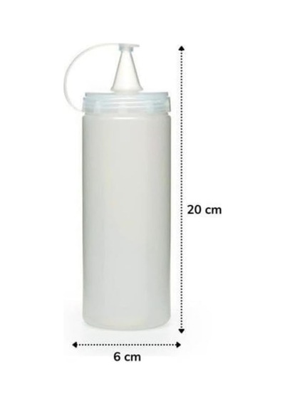 Sızdırmaz Şeffaf Kapaklı Yağlık Sosluk Şişesi Plastik Yağdanlık 400 Ml Ap-9028 001 Siyah