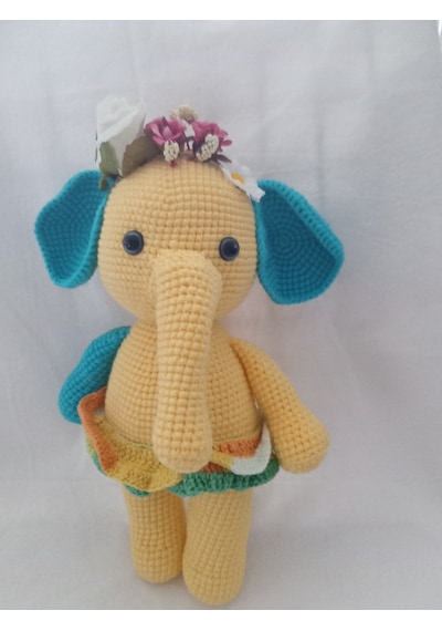 Amigurumi Çiçek Fil