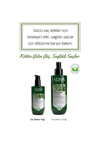 Agiva Biberiye&Karanfil Dökülme Karşıtı Saç Bakım Yağı 100 ML