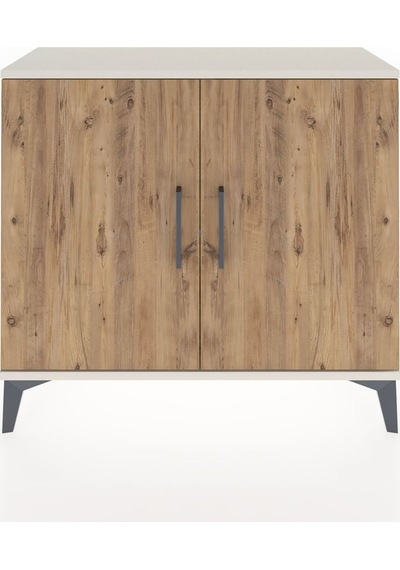 Arges Şifonyer Tek Raflı 2 Kapaklı 88x30x80 Aytaşı-çam Aytaşı