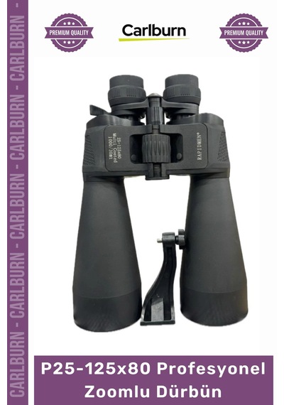 Carlburn Dürbün 80mm Uv Korumalı Net Görüntü Sunan Güçlü P25125x80 Profesyonel Zoomlu Dürbün Çok Renkli