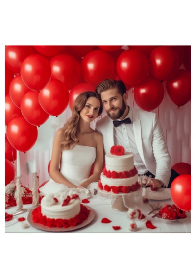 10 Adet 12 İnç Metalik Balon Helyum Uyumlu Parlak Lateks Parti & Organizasyon Balonu Kırmızı