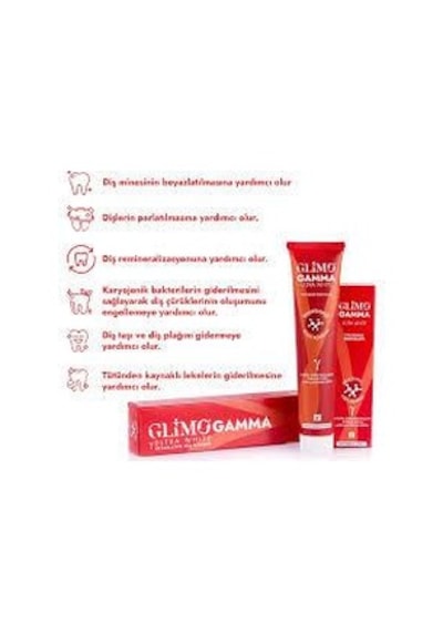 Glimo Gama Ultra White Beyazlatıcı Diş Macunu 75 Ml