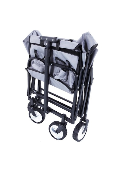 Lex Yw54259 Katlanabilir Tekerlekli Kamp Plaj Taşıma Arabası Gri 75x46x88cm