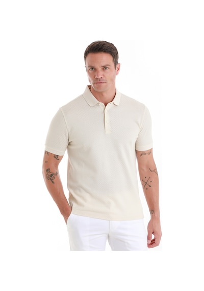Hatemoğlu Bej Regular Fit Düz Merserize Polo Yaka  Tişört 35362024c020 006 Bej