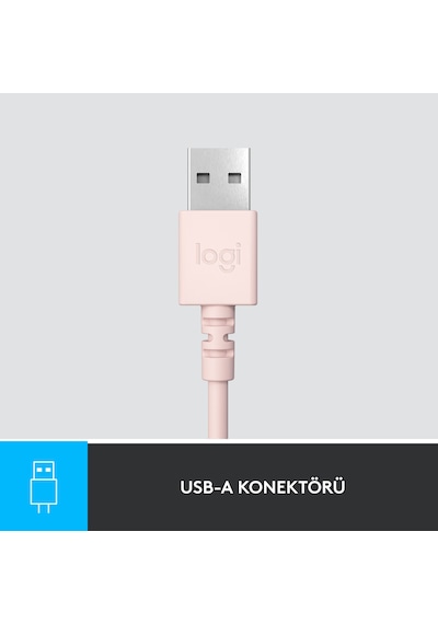 Logitech H390 USB Gürültü Önleyici Mikrofonlu Kulak Üstü Kulaklık