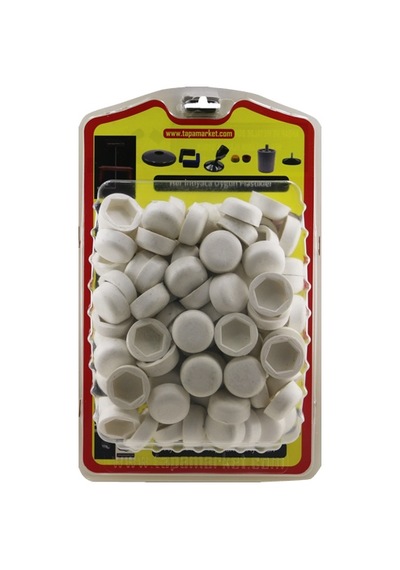 M12 Plastik Somun Kapağı (beyaz)