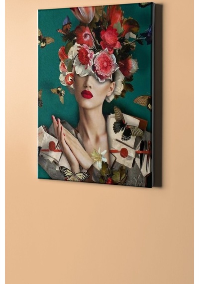 Webstyle Sayılarla Boyama Seti Kasnaklı Gül Kadın 6 60 X 75 Cm