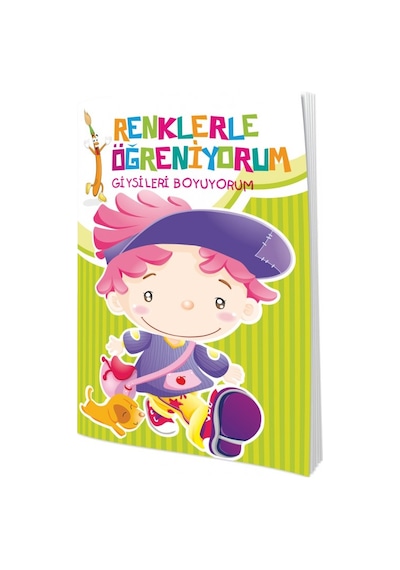 Renklerle Öğreniyorum Boyama Seti-Renkli ve Örnekli-10 Kitap Takım- Ema Çocuk