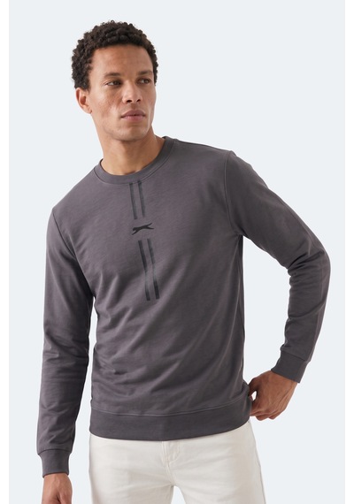Slazenger Gabıno I Erkek Koyu Gri Sweatshırt