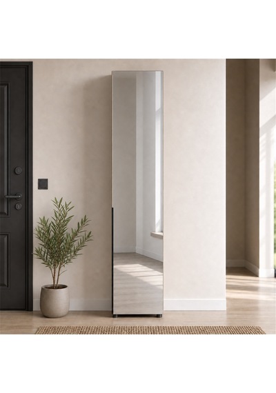 Porto 10 Bölmeli Tek Kapaklı Aynalı Vestiyer - Florida Meşe/vizon 47x210x34 Cm Meşe / Vizon Porto 10 Bölmeli Tek Kapaklı Aynalı Vestiyer - Florida Meşe/vizon 47x210x34 Cm Meşe / Vizon