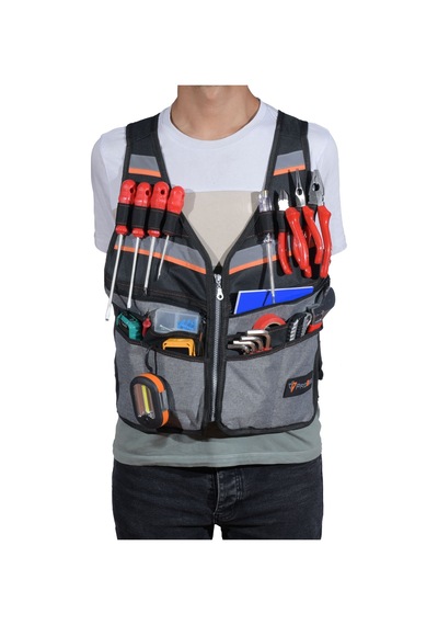 Impertex Kumaşlı Çok Cepli Takım Yeleği - Profesyonel Alet Taşıma Yeleği