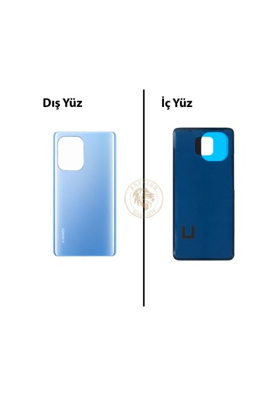 Xiaomi Mi 11 Ufuk Mavisi Arka Pil Kapağı Batarya Kapağı Lazer Kesim Back Cover Çok Renkli
