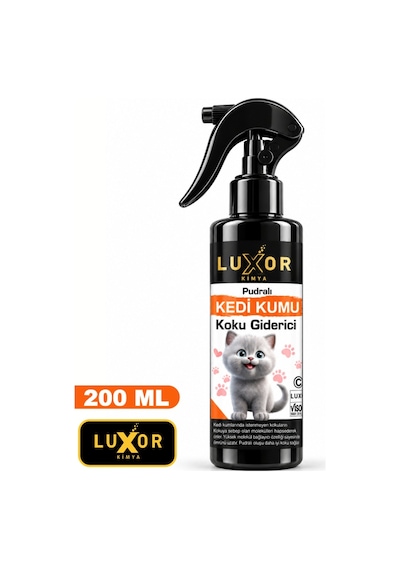 Luxor Kimya Pudralı Kedi Kumu Koku Giderici 200 ML