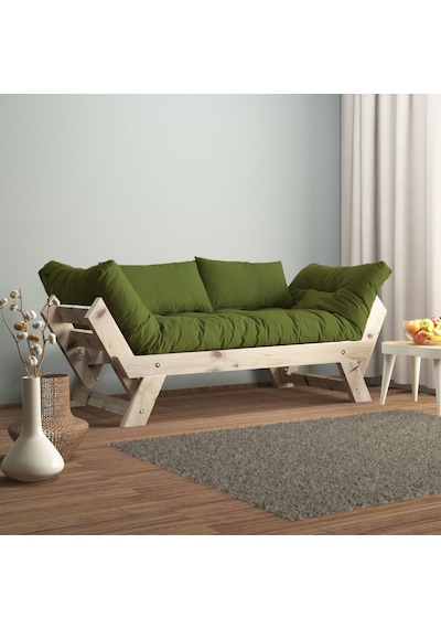 Adalar Masif Natural-yeşil Renk 2li Kanepe Cpt8112-210