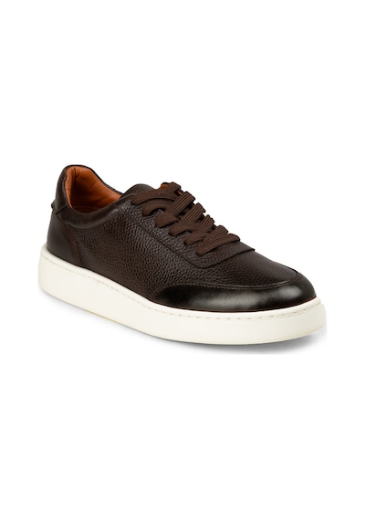 Deery Erkek Hakiki Deri Kahverengi Sneaker Ayakkabı - 04406mkhve01