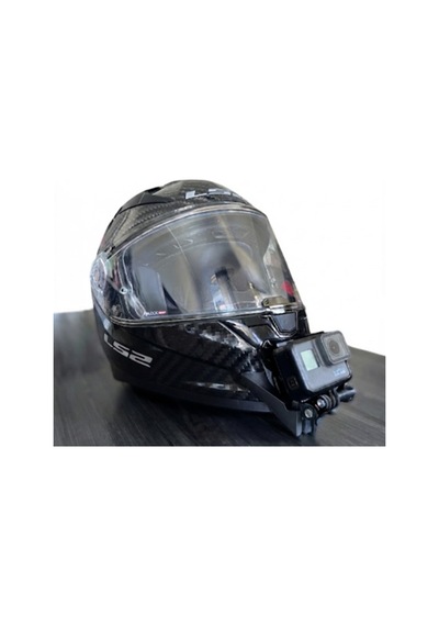 Ls2 Vector 2 Uyumlu Aksiyon Kamera Aparatı - Kask Çene Bağlantı Aparatı Siyah