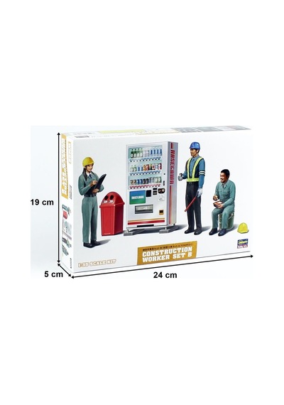 1/35 İnşaat İşçileri Set B Maketi, Hasegawa 66006