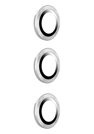Samsung S24 Kamera Lens Koruyucu Cam Filmi Gümüş