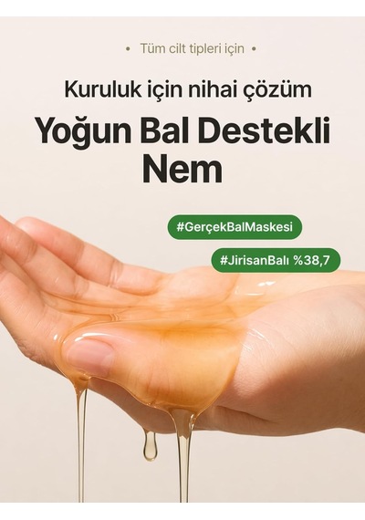 Lexroo Honey Maske 30g Besleyici Nemlendirici Cilt Bakım Maskesi