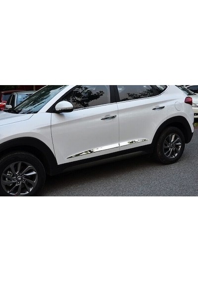 Hyundai Tucson 2015 - 2020 Yan Kapı Çıtası 4 Parça Krom Çıta