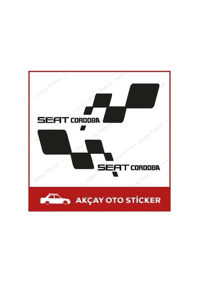 Seat Cordoba Sticker Cordoba Sport Sticker Seat Araba Sticker
