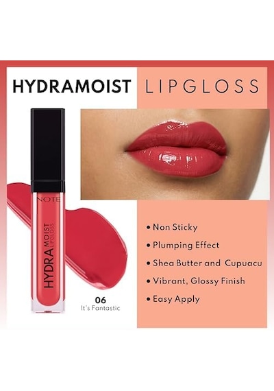 Hydramoist Lipgloss 06 Fantastic Nemlendirici Dudak Parlatıcısı, Pembe 0