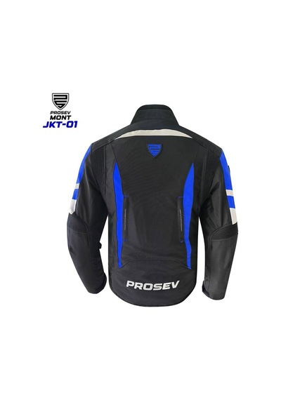 Prosev Jkt01 Dört Mevsim Motosiklet Montu Siyah - Mavi