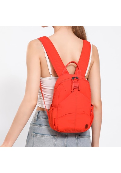Smart Bags Mikro Poly Kumaş Küçük Boy Kadın Sırt Çantası 3334 Mavi