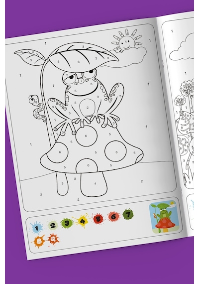 Kodlamalı Eğlenceli Aktivite - Sayılarla Boyama Kitabı Set 2 Kitap