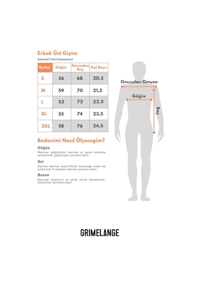 Grimelange Mıchel Erkek Slim Fit Dar Kesim %100 Organik Pamuklu Yana Kayan Dikişli Basic Örme Mavi T-shirt Grimelange Mıchel Erkek Slim Fit Dar Kesim %100 Organik Pamuklu Yana Kayan Dikişli Basic Örme Mavi T-shirt