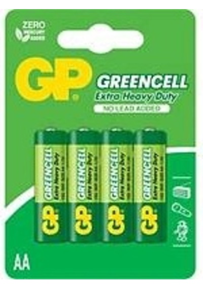 Gp Gp15g Greencell R6 Aa Çinko Kalem Pil 4'lü Blister